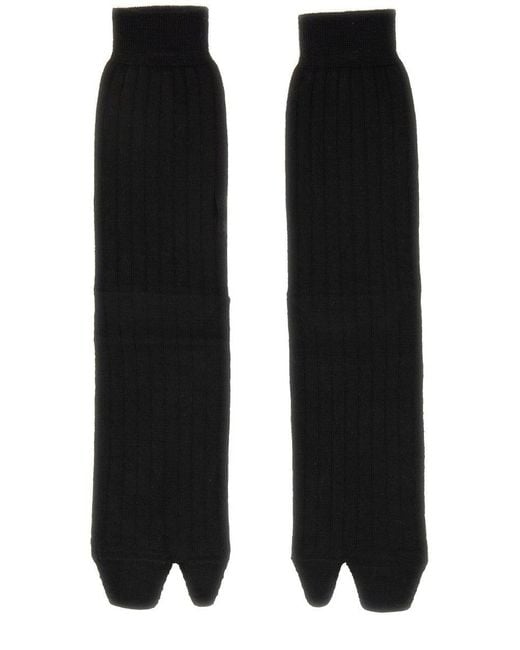 Maison Margiela Black Tabi Socks for men