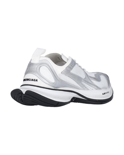 Balenciaga White "Circuit" Sneakers for men