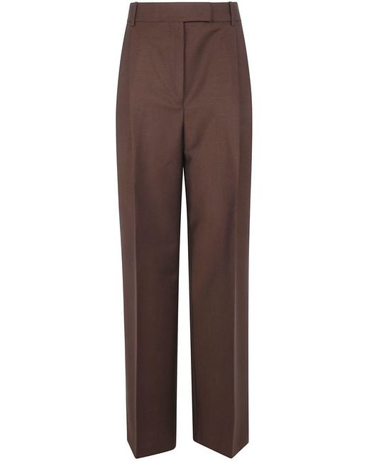 Rohe Brown Midwaist Tailored Trousers