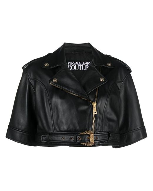 Versace Black Leather Jacket