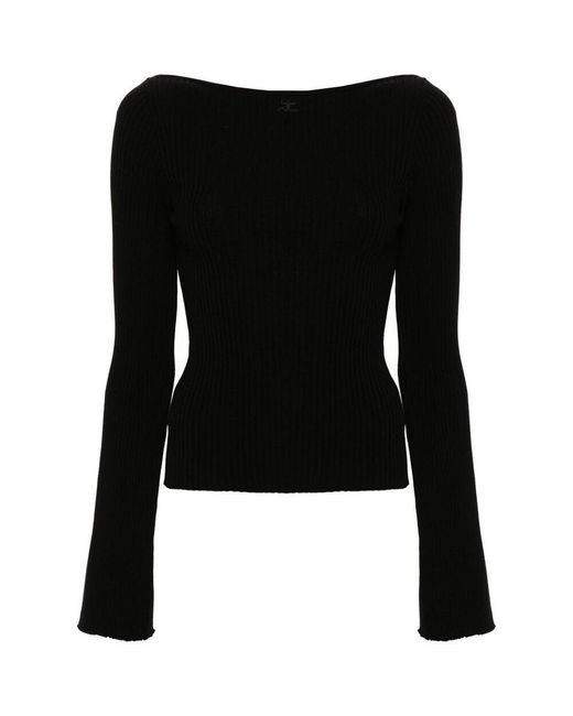 Courreges Black Sweaters