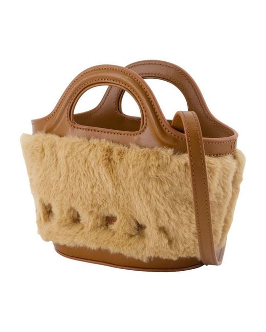 Marni Brown Tropicalia Micro Purse