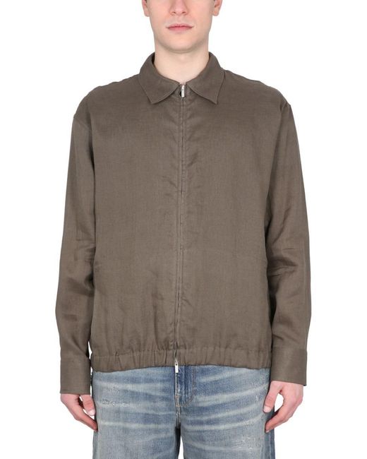 PT Torino Brown Linen Jacket for men