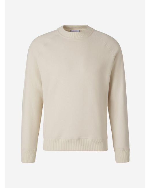 Cruciani White Knitted Wool Sweater for men