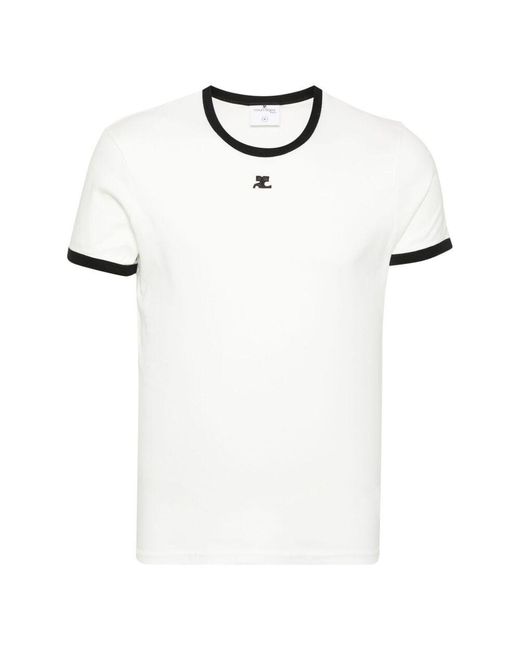 Courreges White T-Shirts for men