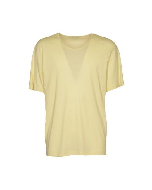 Lemaire Yellow T-Shirts And Polos for men