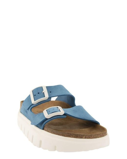 Birkenstock Blue Arizona Pap Chunky - Sandal With Buckles