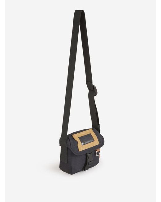 Acne White Mini Rypstop Crossbody Bag for men