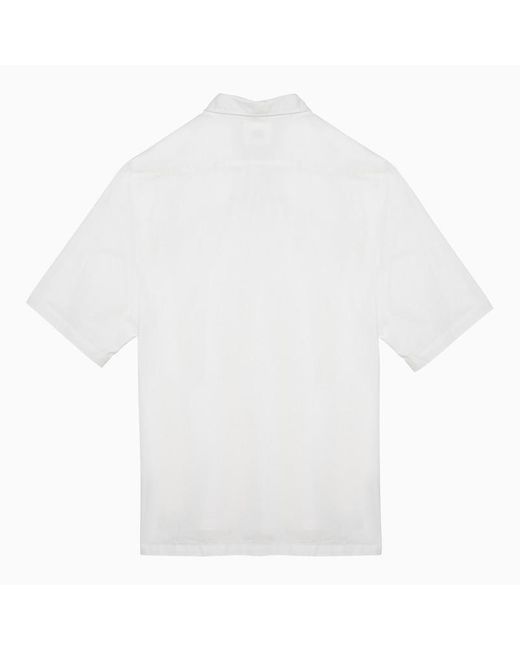 C P Company White Short-Sleeved Shirt for men