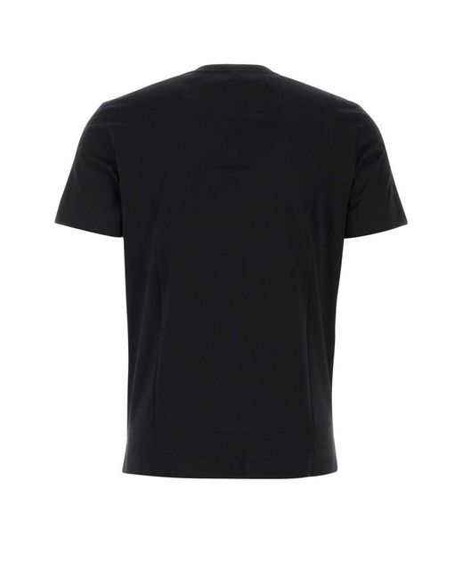 Givenchy Black Cotton Crew-Neck T-Shirt for men