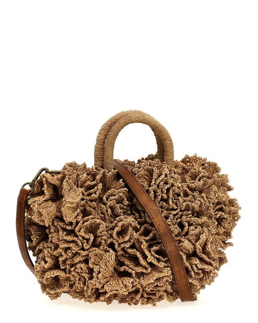 IBELIV Metallic 'coral' Handbag