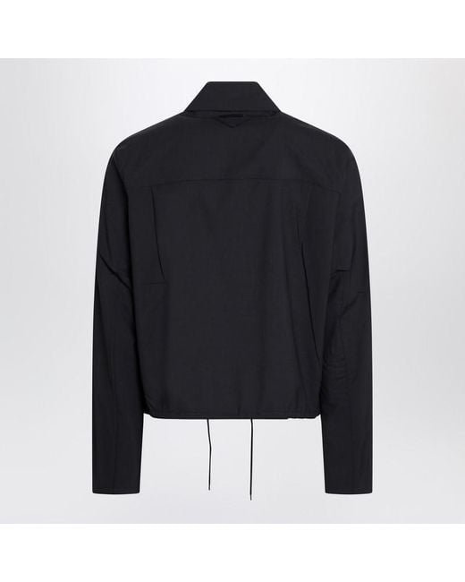 Prada Black Jacket With Zip for men
