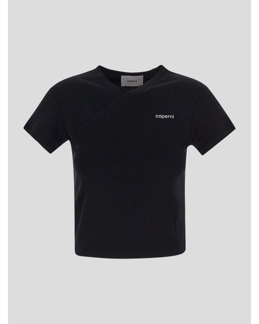 Coperni Black T-shirts And Polos