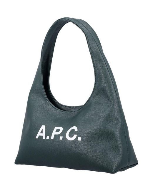 A.P.C. Blue Baby Ninon Shoulder Bag