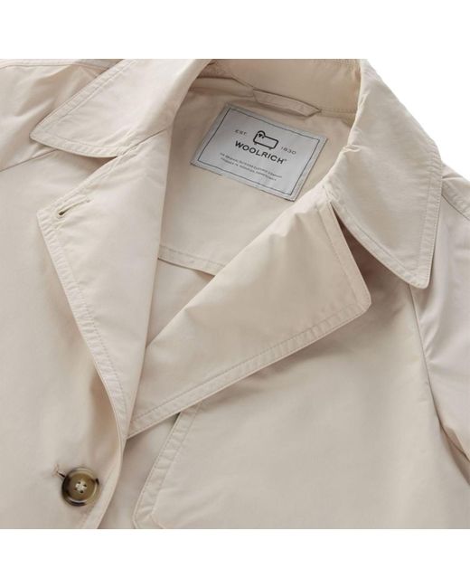 Woolrich Natural Summer Trench