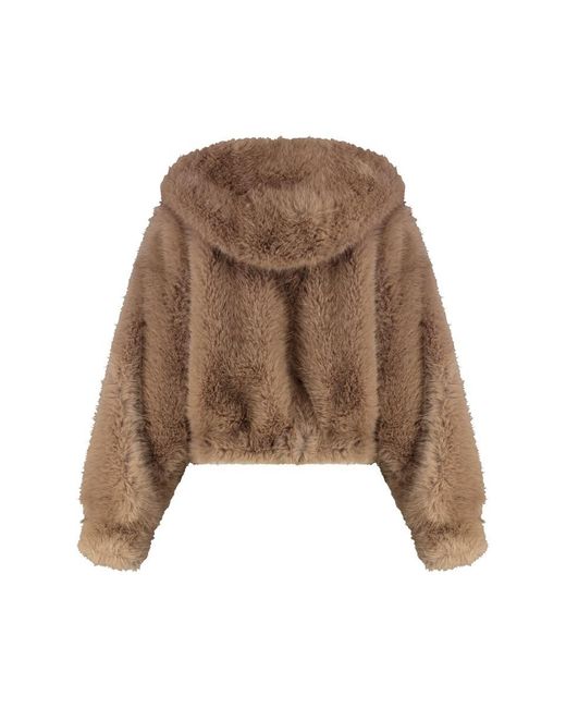 BB COUTURE Natural Mink Faux Fur Jacket