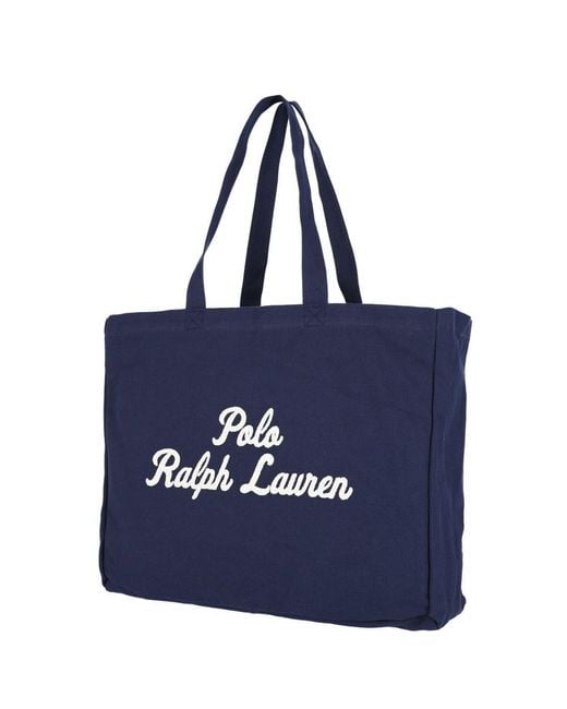 Polo Ralph Lauren Blue Logo Tote Bag for men