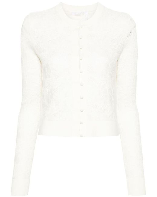 Chloé White Jerseys & Knitwear
