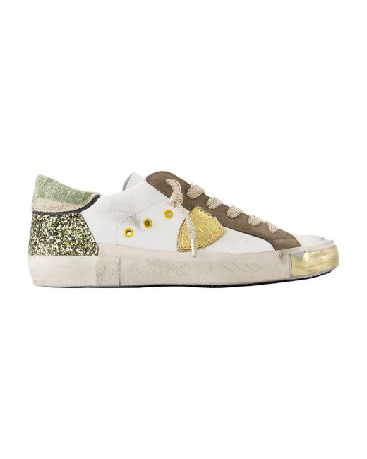 Philippe Model White Prsx Low Sneakers