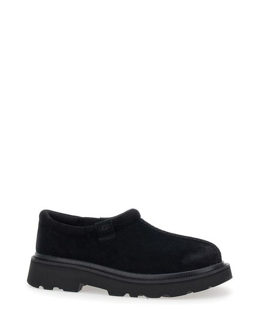 Ugg Black 'Tasman' Mule With Raised Sole for men