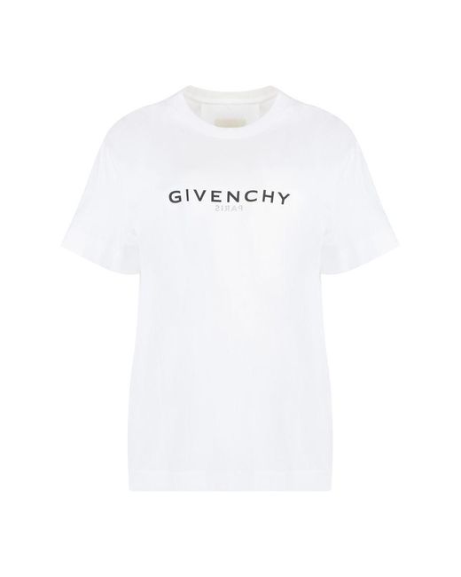 Givenchy White Cotton Crew-neck T-shirt
