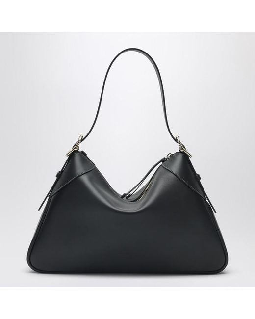 Gucci Black Gg Emblem Large Shoulder Bag
