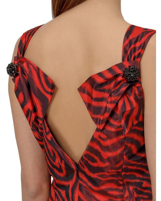 Calvin Klein Red 205W39Nyc Dress With Print