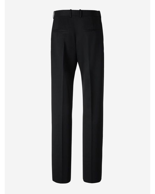 Bottega Veneta Black Grain Tailored Pants for men