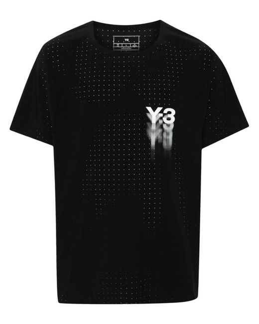 Y-3 Black Logo T-shirt for men