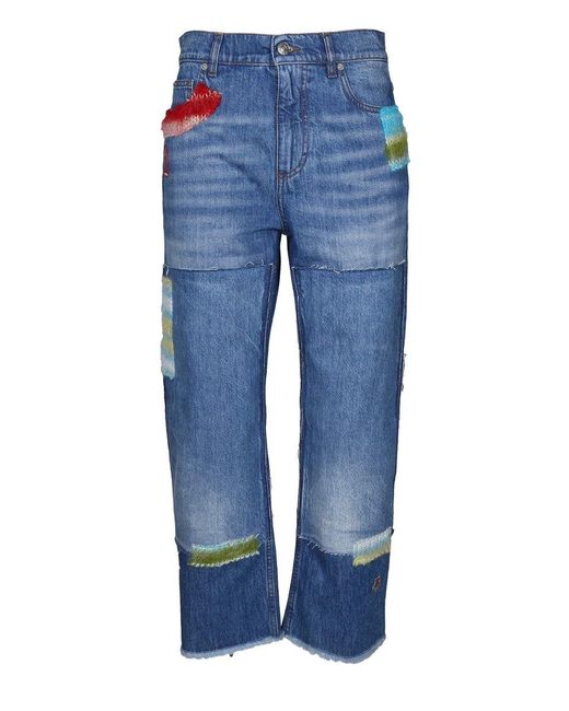 Marni Blue Five Pocket Jeans