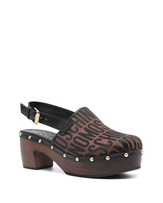 Moschino Brown Sandals