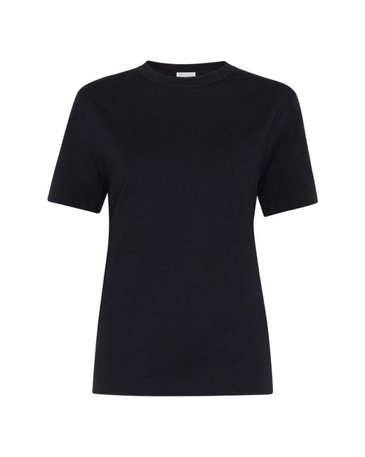 Brunello Cucinelli Black T-Shirts