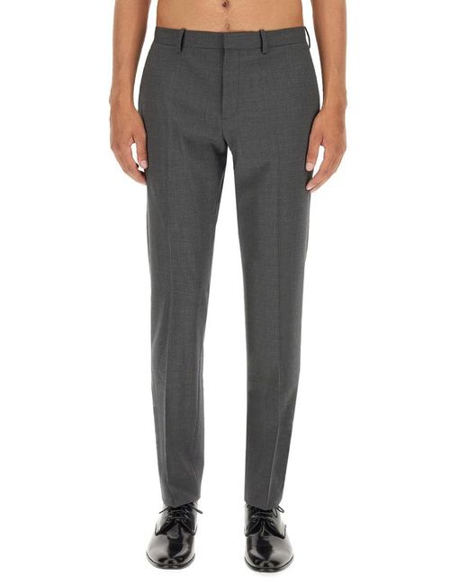 Theory Gray Regular Fit Pants for men