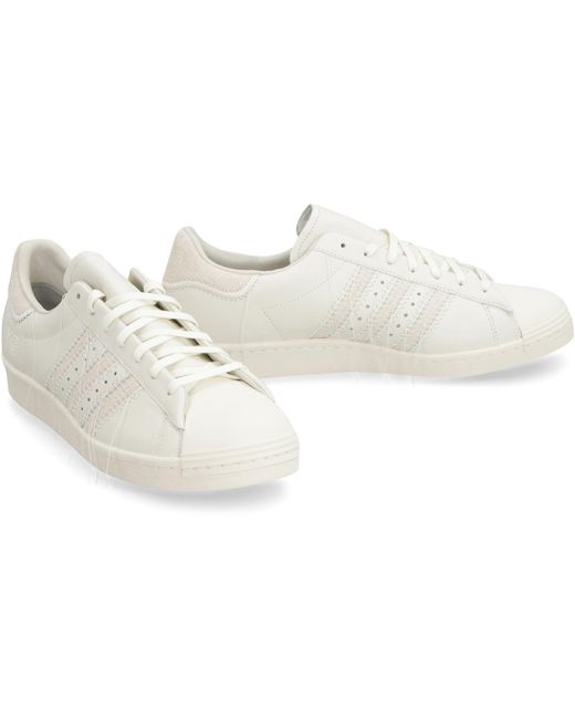 Y-3 White Superstar Sneakers for men