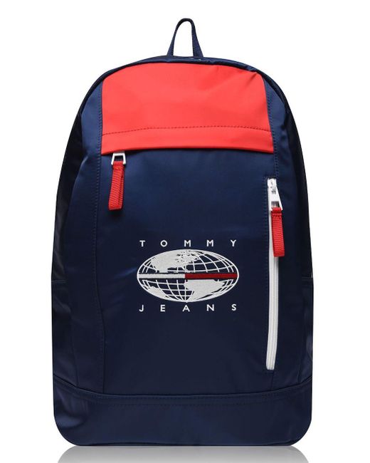 tommy hilfiger logo backpack