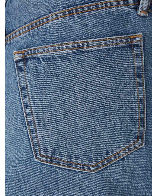 Alexander Wang Blue Asymmetrical Mini Skirt