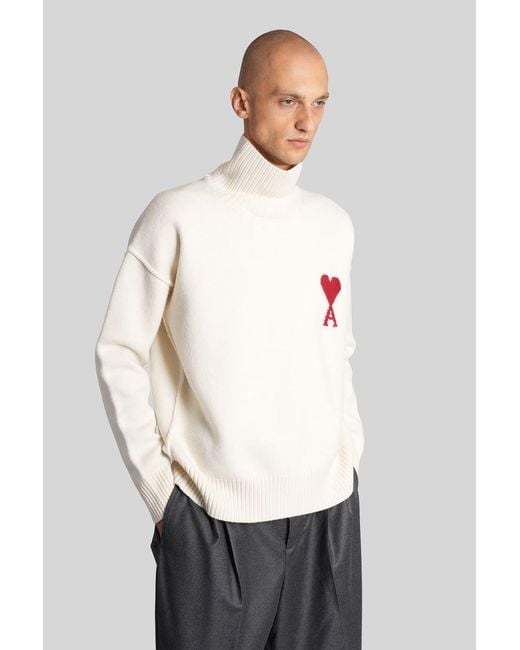 AMI White Knitwear for men