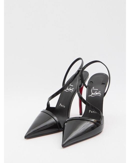 Christian Louboutin White Rosa Z Slingback Pumps