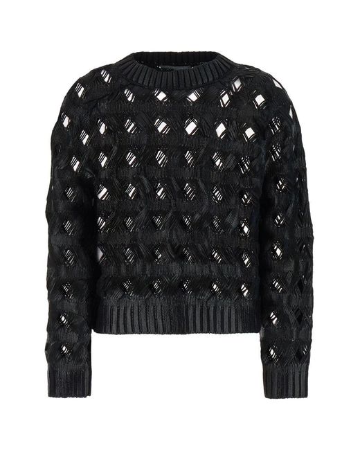 Alberta Ferretti Black Sweaters