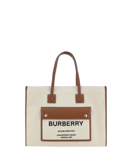 Burberry White Frey Shoulder Bag