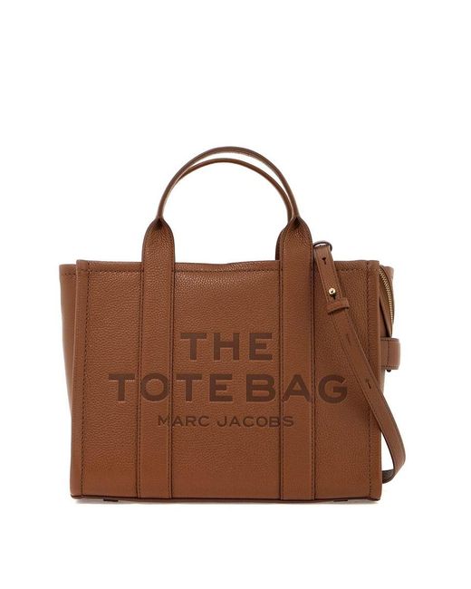 Marc Jacobs Brown The Leather Medium Tote Bag