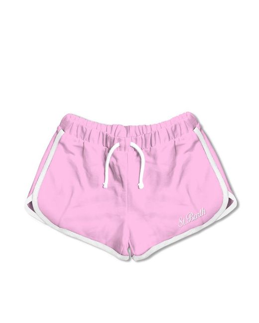Saint Barth Pink Francine Sport Athletic Shorts