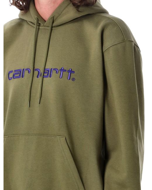 Carhartt Green Hoodie Sweatshirt for men