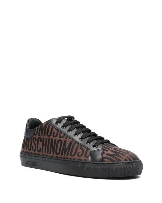 Moschino Brown Sneakers for men