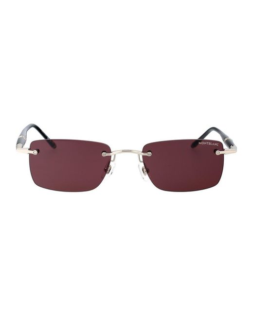 Montblanc Purple Sunglasses for men