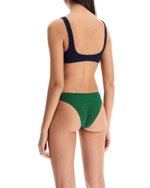 Oseree Blue Bikini Set With Luminous
