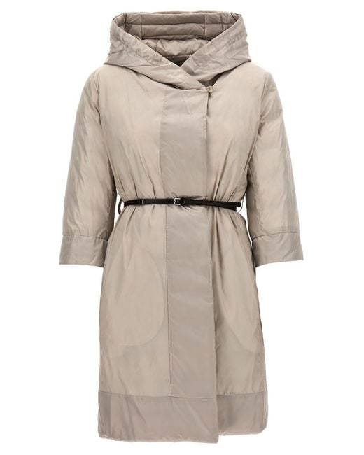 Max Mara Natural 'Novef' Reversible Down Jacket