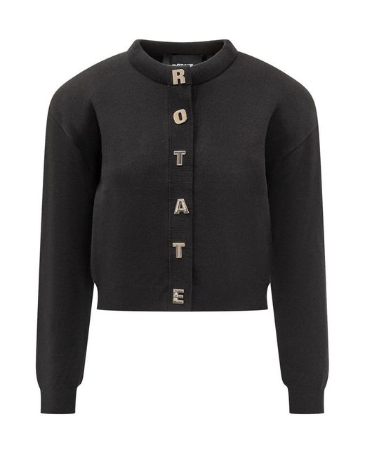 ROTATE BIRGER CHRISTENSEN Black Rotate Cardigan