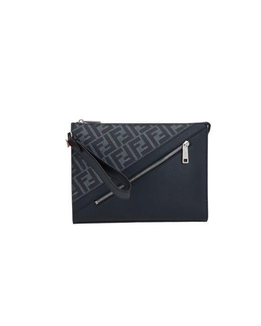 Fendi Blue Clutches & Pouches