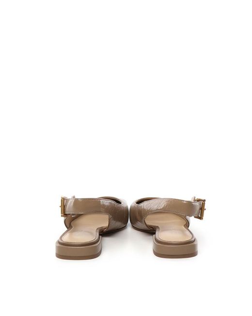 Michael Kors Brown Michael Flat Shoes